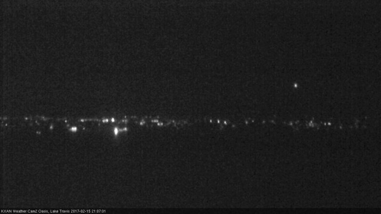 Lake Travis webcam, February 15, 2017 8:35 PM CT
