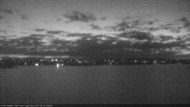 Lake Travis webcam, February 16, 2017 6:10 PM CT
