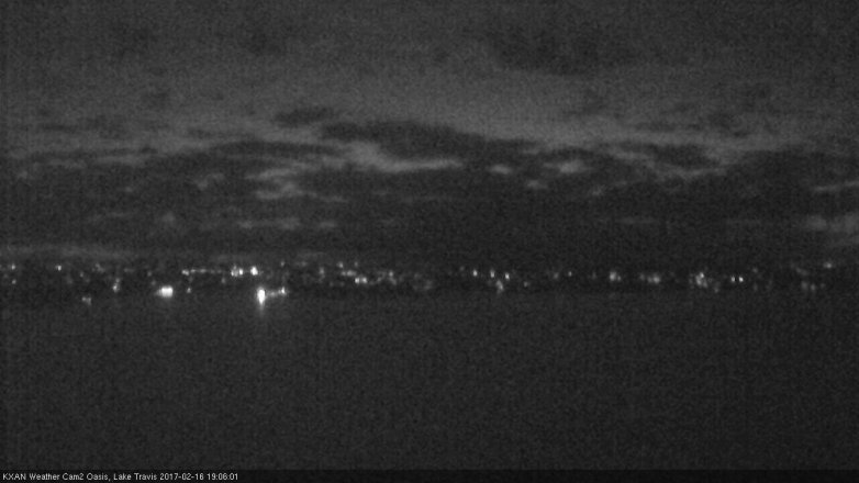Lake Travis webcam, February 16, 2017 6:20 PM CT