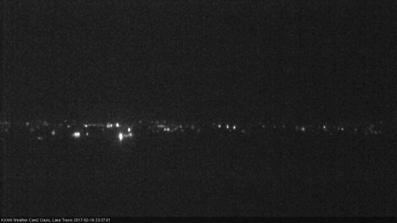 Lake Travis webcam, February 16, 2017 11:05 PM CT
