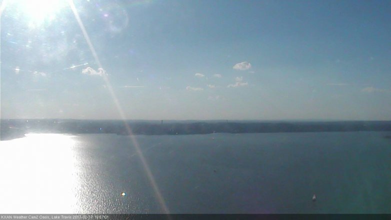 Lake Travis webcam, February 17, 2017 3:25 PM CT