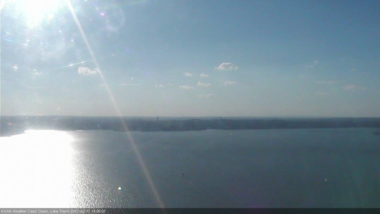 Lake Travis webcam, February 17, 2017 3:35 PM CT