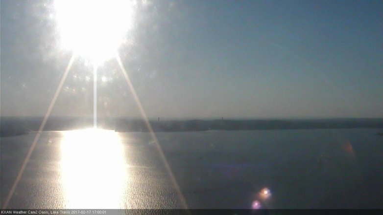Lake Travis webcam, February 17, 2017 4:20 PM CT