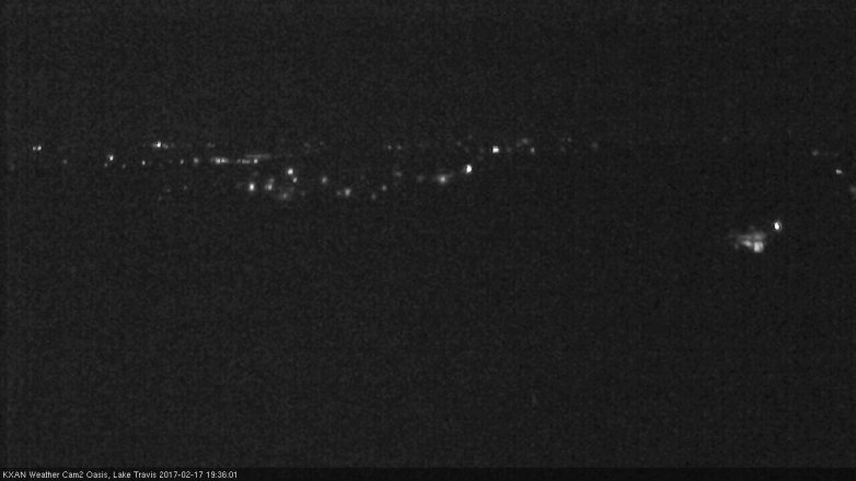 Lake Travis webcam, February 17, 2017 7:05 PM CT