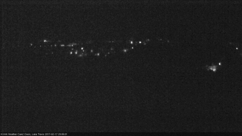 Lake Travis webcam, February 17, 2017 7:10 PM CT
