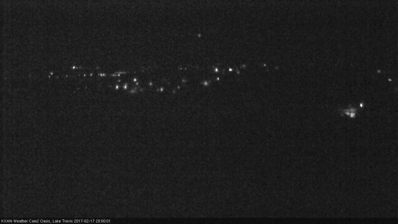 Lake Travis webcam, February 17, 2017 7:15 PM CT