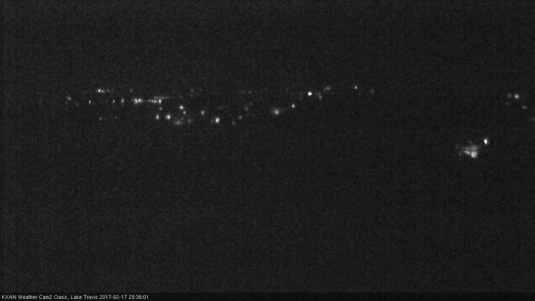 Lake Travis webcam, February 17, 2017 7:40 PM CT