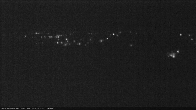 Lake Travis webcam, February 17, 2017 7:55 PM CT