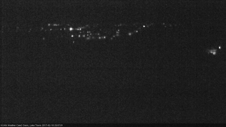 Lake Travis webcam, February 18, 2017 7:35 PM CT