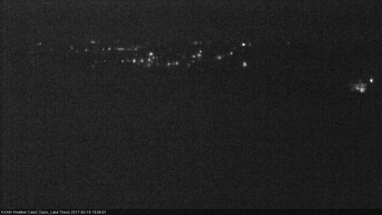 Lake Travis webcam, February 19, 2017 6:10 PM CT