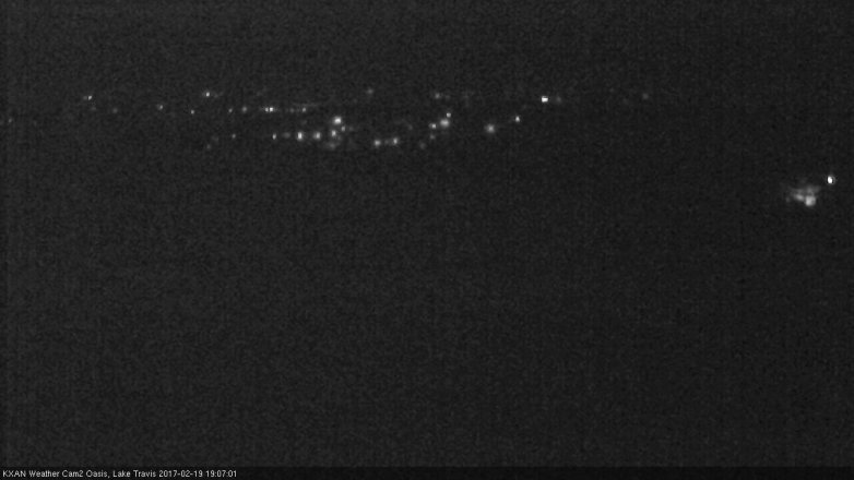 Lake Travis webcam, February 19, 2017 6:25 PM CT