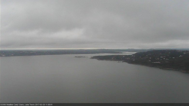 Lake Travis webcam, February 20, 2017 10:25 AM CT