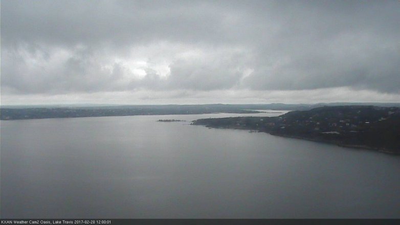 Lake Travis webcam, February 20, 2017 11:05 AM CT