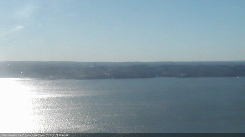 Lake Travis webcam, February 21, 2017 3:20 PM CT