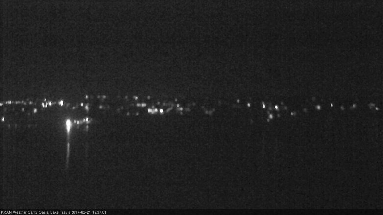 Lake Travis webcam, February 21, 2017 7:00 PM CT