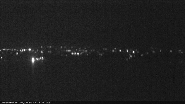 Lake Travis webcam, February 21, 2017 7:35 PM CT