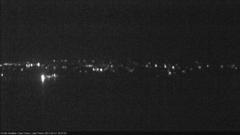 Lake Travis webcam, February 21, 2017 8:05 PM CT