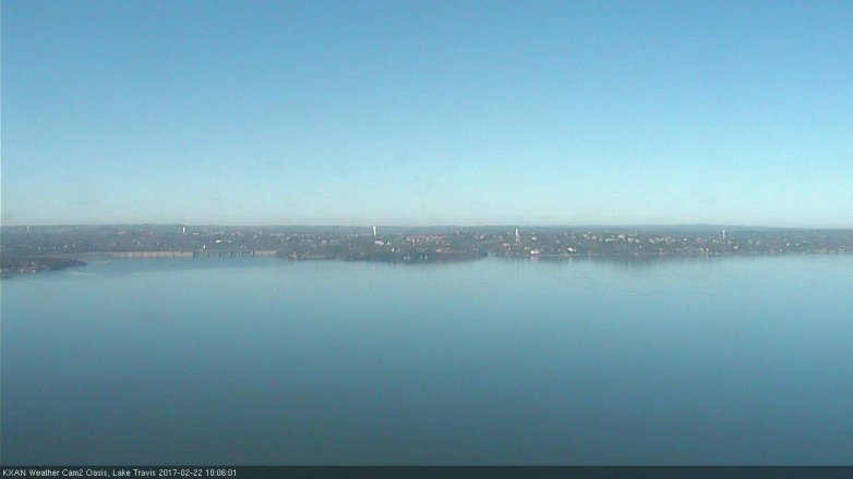 Lake Travis webcam, February 22, 2017 9:35 AM CT