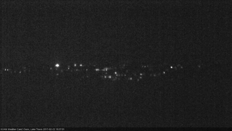 Lake Travis webcam, February 22, 2017 7:05 PM CT