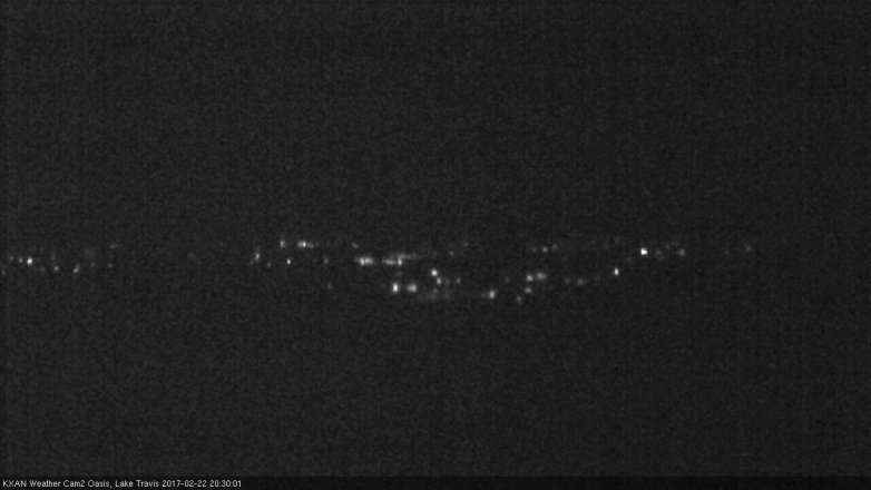 Lake Travis webcam, February 22, 2017 7:40 PM CT