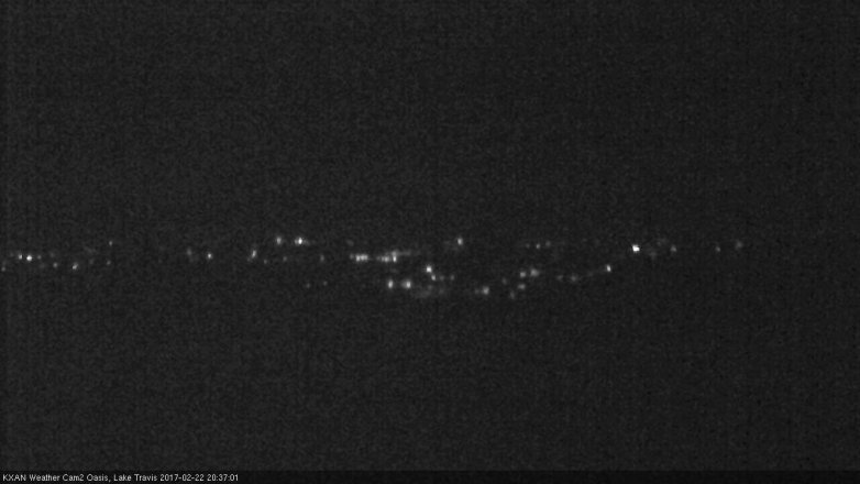 Lake Travis webcam, February 22, 2017 7:55 PM CT