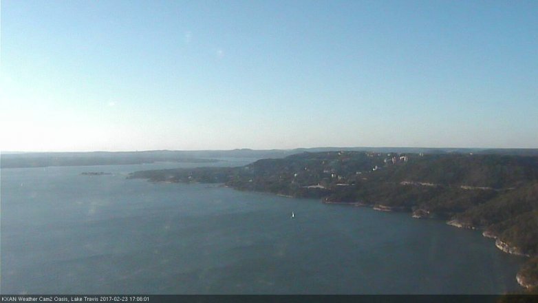 Lake Travis webcam, February 23, 2017 4:30 PM CT