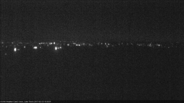 Lake Travis webcam, February 23, 2017 6:55 PM CT