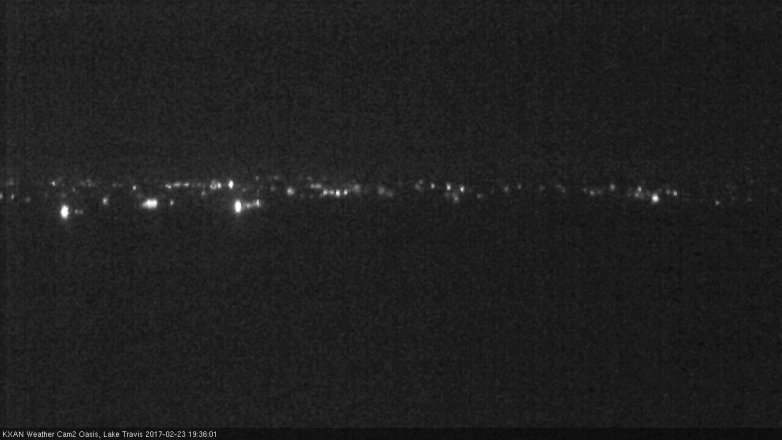 Lake Travis webcam, February 23, 2017 7:05 PM CT