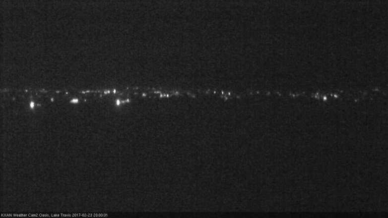 Lake Travis webcam, February 23, 2017 7:10 PM CT