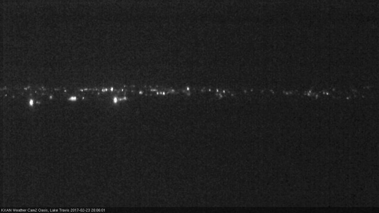 Lake Travis webcam, February 23, 2017 7:35 PM CT