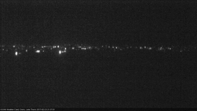 Lake Travis webcam, February 23, 2017 8:45 PM CT