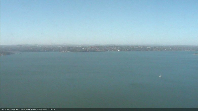 Lake Travis webcam, February 24, 2017 11:05 AM CT