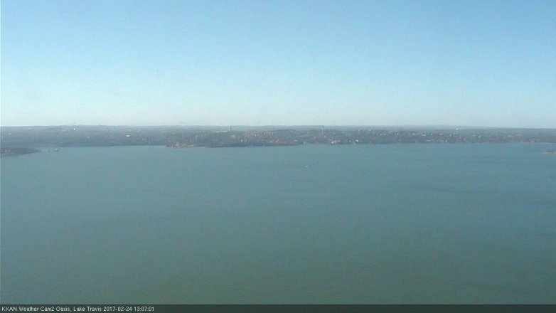 Lake Travis webcam, February 24, 2017 12:35 PM CT