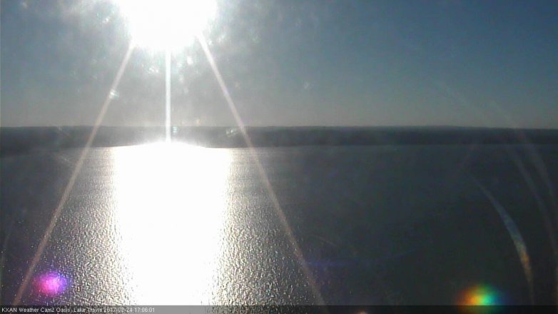 Lake Travis webcam, February 24, 2017 4:30 PM CT