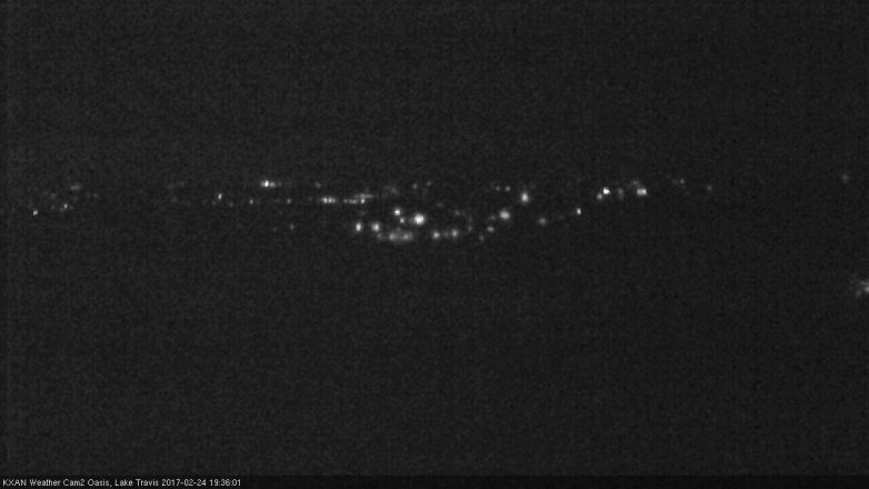 Lake Travis webcam, February 24, 2017 6:40 PM CT