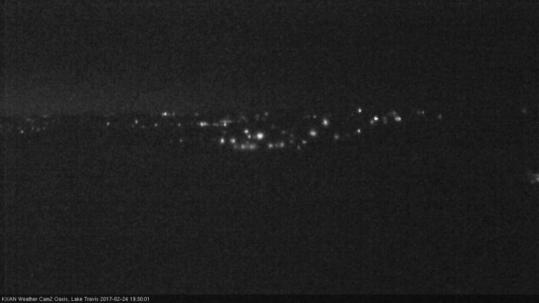 Lake Travis webcam, February 24, 2017 7:00 PM CT