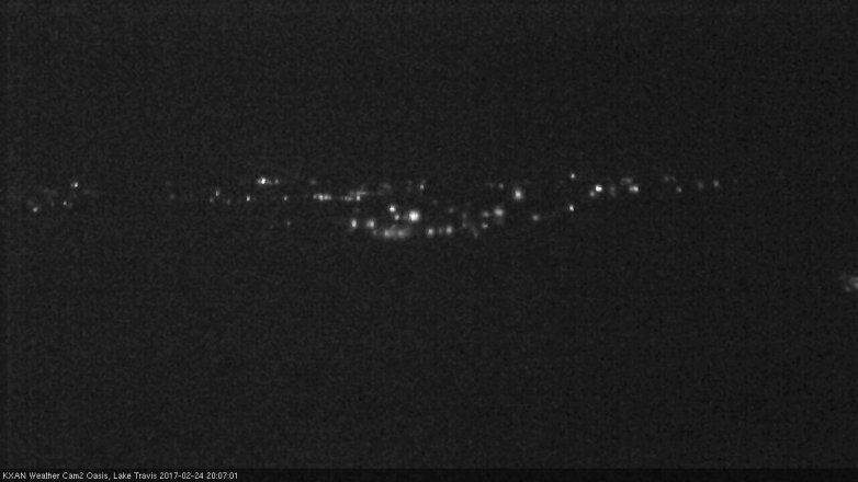 Lake Travis webcam, February 24, 2017 7:35 PM CT