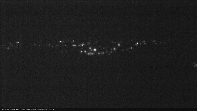 Lake Travis webcam, February 24, 2017 7:50 PM CT