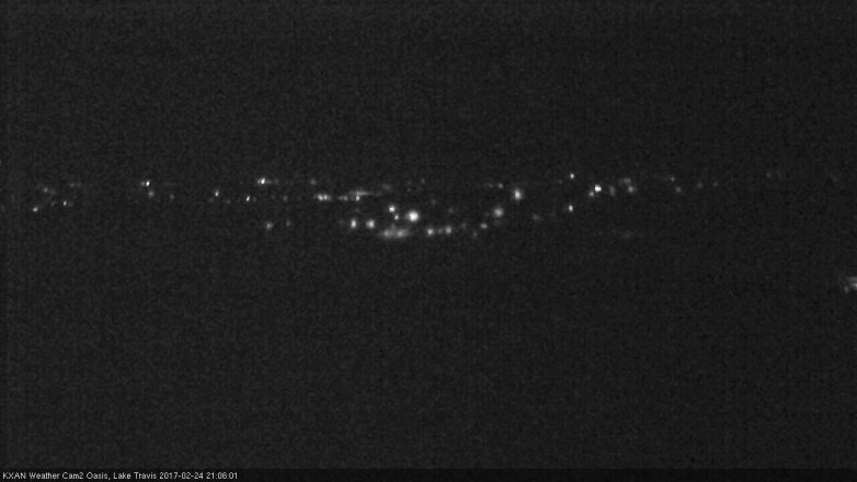 Lake Travis webcam, February 24, 2017 8:20 PM CT