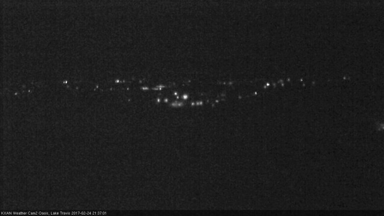 Lake Travis webcam, February 24, 2017 8:40 PM CT