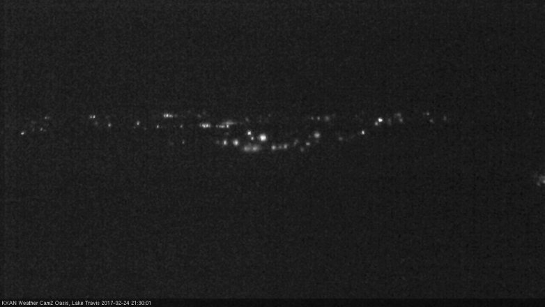 Lake Travis webcam, February 24, 2017 9:00 PM CT