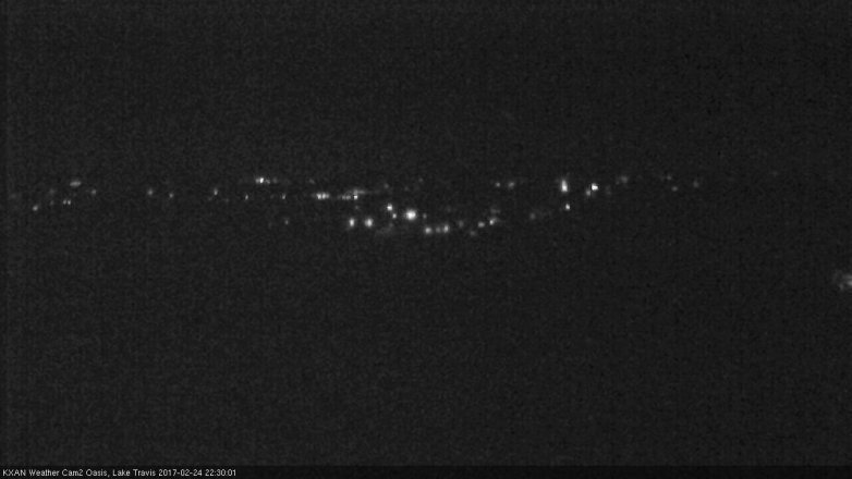 Lake Travis webcam, February 24, 2017 9:35 PM CT