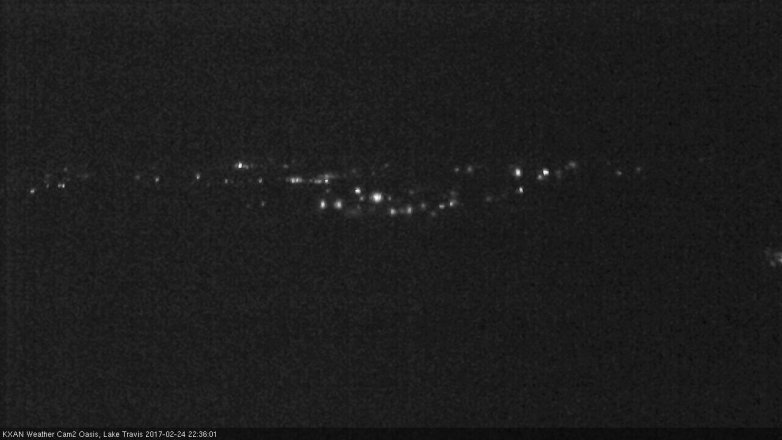 Lake Travis webcam, February 24, 2017 9:55 PM CT