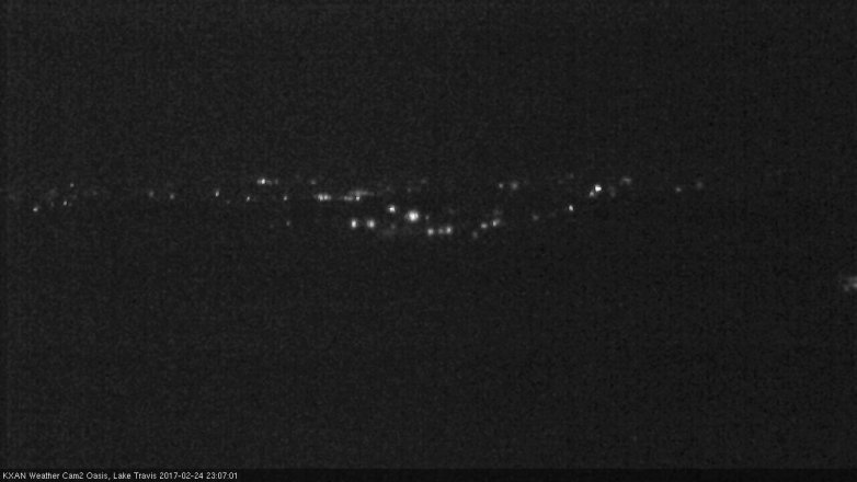 Lake Travis webcam, February 24, 2017 10:10 PM CT