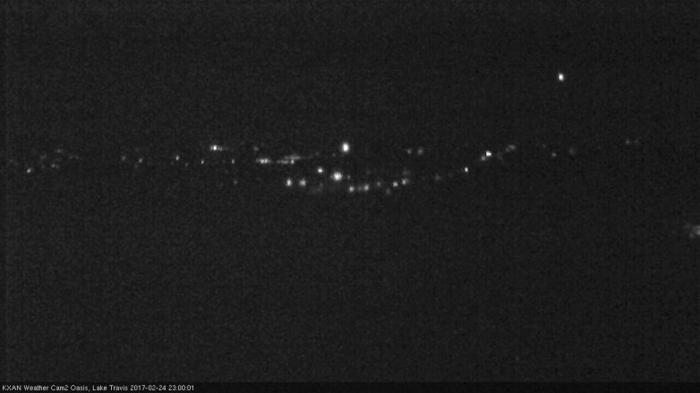 Lake Travis webcam, February 24, 2017 10:20 PM CT