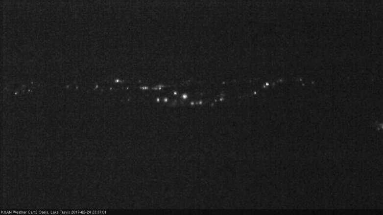Lake Travis webcam, February 24, 2017 10:40 PM CT