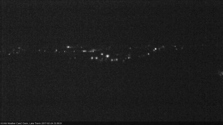 Lake Travis webcam, February 24, 2017 10:50 PM CT