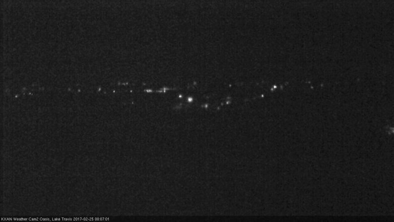 Lake Travis webcam, February 24, 2017 11:20 PM CT