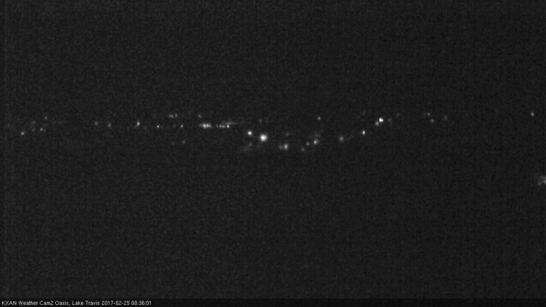 Lake Travis webcam, February 24, 2017 11:50 PM CT