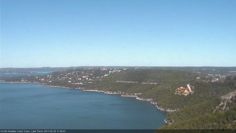 Lake Travis webcam, February 25, 2017 10:20 AM CT